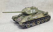 Масштабная модель в сборе и окраске Т-34/85 Война в Корее, Китайские добровольцы 1/35 - фото