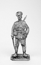 Миниатюра из олова 256 РТ Казак с шашкой, 54 мм, Ратник - фото