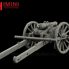 Сборная миниатюра из смолы Русская 3-фунтовая пушка Корчмина 1706 года 75 мм, HIMINI