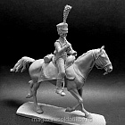 Сборная миниатюра из смолы Трубач гвардейских шеволежер-лансеров, Вестфалия 1808-13 гг., 54 мм, Chronos miniatures (CHM-54364) (CHM-54364)