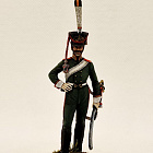 Миниатюра из олова Фейрверкер Лейб-гвардии конной артиллерии. Россия, 54 мм, Студия Большой полк
