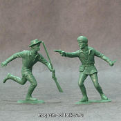 Сборные фигуры из пластика Американские скауты,набор из 2-х фигур, №3 (150 мм) АРК моделс - фото