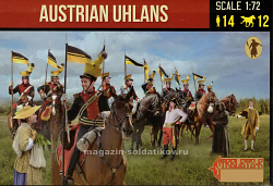 Солдатики из пластика Austrian Uhlans (1/72) Strelets (275) (275)