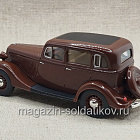 ГАЗ-М1 Фаэтон (бордовый) H158 Наш Автопром 1/43 (QGM-109) (QGM-109)