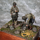 Сборная фигура из смолы SM 3635 Парашютисты США. День Д.1944 год, 1:35, SOGA miniatures (SM-3635) (SM-3635)