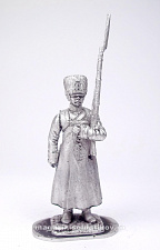 Миниатюра из олова 153 РТ Стрелок бат. Ее Императорского величества, 54 мм, Ратник - фото