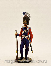 Миниатюра из олова Гренадер Ольденбургского пехотного полка. Дания, 1807-13, 54 мм, Студия Большой полк - фото