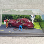 Peugeot 203 La Route Bleue La Crevaison Fontainebleau Altaya 1/43 (QGM-002) (QGM-002)