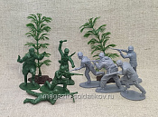 Солдатики из пластика Игровой набор «Партизаны» (8 шт.), Биплант - фото