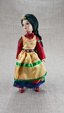 Кукла в летнем иркутском (семейском) костюме №53 - фото