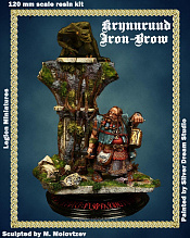 Сборная миниатюра из смолы Krynnruud Iron-Brow 120 mm, Legion Miniatures - фото