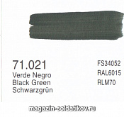 Черно-зеленый , Vallejo - фото