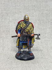 Миниатюра из олова Викинг с топором, 54 мм, Студия Большой полк - фото