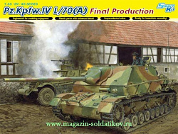 Сборная модель из пластика Д Танк Pz.Kp1w.IV L/70 (A) поздний (1/35) Dragon (6784) (6784)