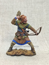 Миниатюра из олова Викинг-лучник, XIII в, 54 мм - фото