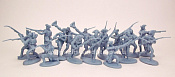Солдатики из пластика Американская регулярная армия (American regular army), 1:32, LOD Enterprises - фото