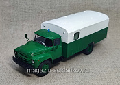 Масштабная модель в сборе и окраске Q540-0088 ЗИЛ 130 Г-АЗ Modimio 1/43 - фото
