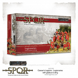 SPQR: Caesar's Legions - Legionaries with gladius & sling 28mm Warlord (152011005) (152011005)