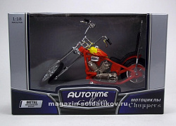 Мотоцикл «Chopper classic» в ассортименте,1:18, Autotime (76278/03) (76278/03)