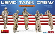 Сборные фигуры из пластика Американский экипаж танка MiniArt (1/35) - фото