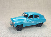 АС095 ГАЗ-М72 1955—1958 гг.; сине-зелёный, Автолегенды СССР №095