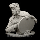 Бюст из смолы Командир танковой роты РККА, 1:10 Medieval Forge Miniatures (A-055) (A-055)