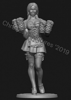 Сборная миниатюра из смолы Oktoberfest 54 мм, Chronos miniatures (CHM-54182) (CHM-54182)