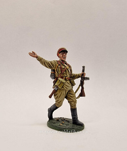 Старший сержант пехоты РККА, 1941-43 гг, СССР, 54 мм, Студия Большой полк (БП0527.14.01.54) (БП0527.14.01.54)