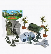 Солдатики из пластика Игровой набор «Диверсия», Биплант - фото