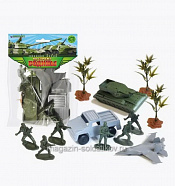 Солдатики из пластика Игровой набор «Диверсия», Биплант - фото