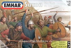 Солдатики из пластика EM 7206 Saxon Warriors, 1:72, Emhar