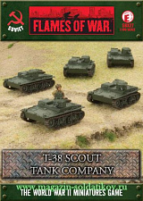 SBX27 T-38 Scout  tank company, (15мм) Flames of War