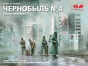 Сборные фигуры из пластика Чернобыль №4. «Дезактиваторы» (1/35) ICM - фото