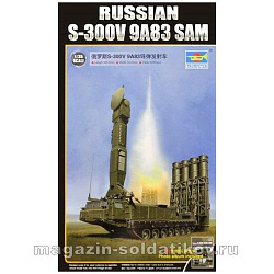 Сборная модель из пластика ЗРК Russian S-300V 9A83 SAM 1:35 Трумпетер (09519) (09519)