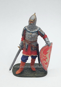 Русский знатный воин XIII-XV вв., 54 мм, Soldanir (QF0517) (QF0517)