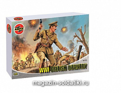 Солдатики из пластика А Набор солдатиков «Британская пехота WW1» (1/72) Airfix (1727) (1727)