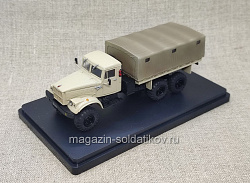 КрАЗ - 255Б с тентом бежевый, 1/72 (Q208-134) (Q208-134)