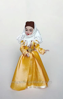 Кукла в осетинском девичьем костюме №15