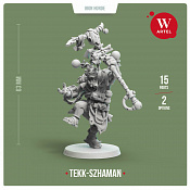 Сборные фигуры из смолы Tekk-Szhaman, 28 мм, Артель авторской миниатюры «W» - фото