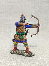 Миниатюра из олова Татарский лучник, Смутное время, 54 мм - фото