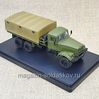 КрАЗ - 255Б с тентом зелёный, 1/72 (Q208-133) (Q208-133)