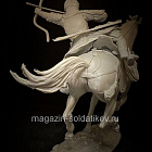 Сборная миниатюра из смолы Конный монгольский лучник, 75 мм, TRILOKA MINIATURES (TLK-75-044) (TLK-75-044)