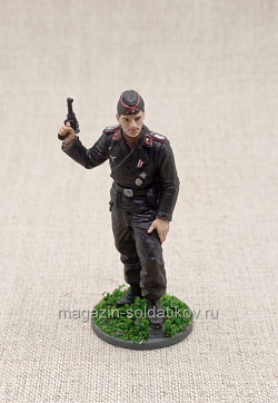 Немецкий танкист с пистолетом Люгера 54 мм (QF0288) (QF0288)