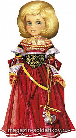 Игоровой набор из картона. Кукла «Маскарад», Умбум (059) (059)