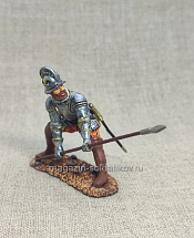 Миниатюра из олова Испанский пикинер, XVI век., 54 мм, Студия Большой полк - фото