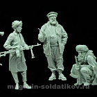 Сборные фигуры из смолы Афганские повстанцы, набор из 5 фигур, 1/35, Stalingrad