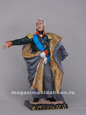 Миниатюра в росписи Фельдмаршал Кутузов М.И., 1:32, Сибирский партизан - фото