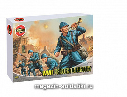 Солдатики из пластика А Набор солдатиков «Французская пехота WW1» (1/72) Airfix (1728) (1728)