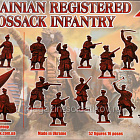 Солдатики из пластика Ukrainian registered cossack infantry. 17 cent (1/72) Red Box (RB72142) (RB72142)