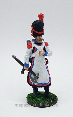 Сапер 2-го пехотного полка, Берг, 1807-12 гг. 54 мм, Soldanir (QF0489) (QF0489)